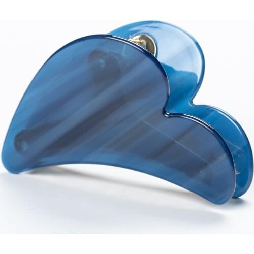Hair Claws Accessories Decoration Cloud Shaped Blue Acetate Hairclip for Girls and Women 8cm Long