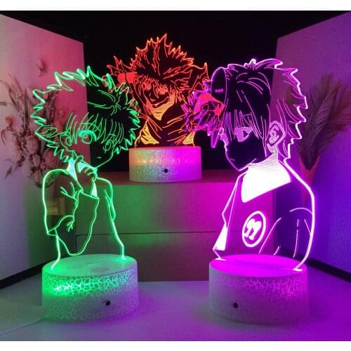 Killua Series Anime Figure Hunter X Hunter 3D Lamp for Kid Bedroom Decor Birthday Gift Nightlight LED Acrylic Night Light