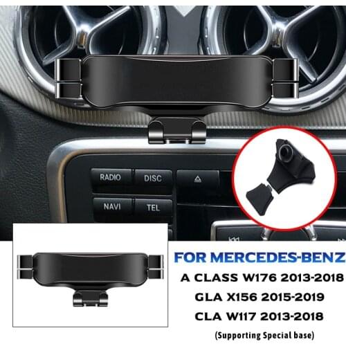 Car Mobile Phone Holder For Mercedes Benz W176 X156 W117 A Class GLA CLA Mounts Stand GPS Navigation Bracket Car Accessories