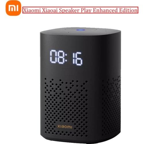 2021 Xiaomi Xiaoai Bluetooth Speaker Play Enhanced Edition LED Digital Clock Display Infrared WiFi Music Player for Smart Home