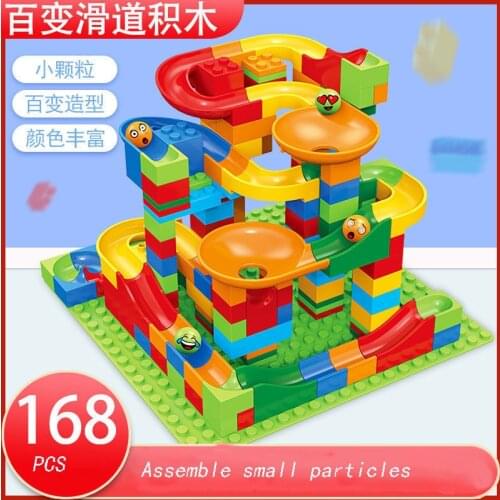 Childrens Slide Blocks Are Compatible With Lego Plastic Assembled Small Particles 3-6 Years Old Boys And Girls Educational Toys