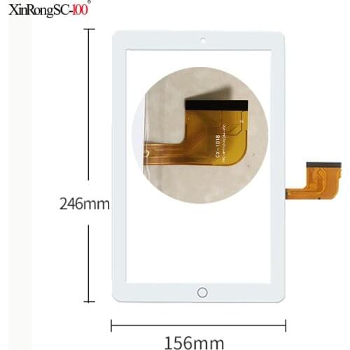 For 10.1 inch Tablet PC touch screen panel CX-1018 FPC-WYY101022A4-V00 digitizer sensor replacement