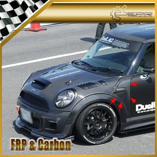 For F56 Mini Cooper S DAG Style Carbon Fiber Front Venter Fender Trim