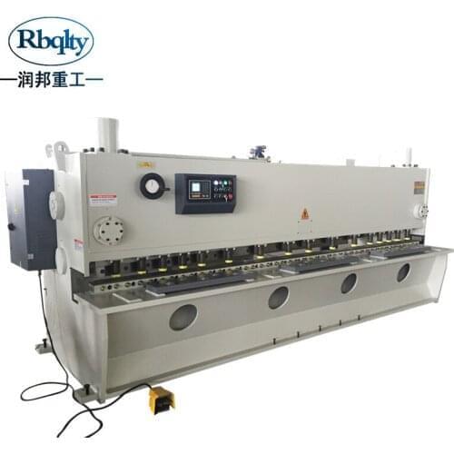 E21S system cnc hydraulic guillotine shearing machine for sheet metal