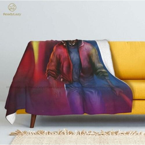 Hotline Miami Blanket Fuzzy Sherpa Fleece Blanket Armchair Super Soft Cheap Bedspread