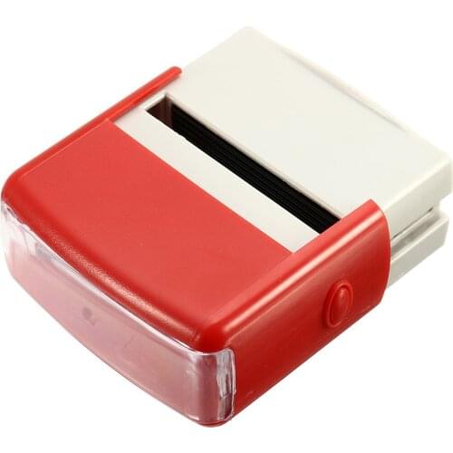 1 Pcs Custom Personalised Self Inking Rubber Stamp Kit Business Name Address DIY SCVD889