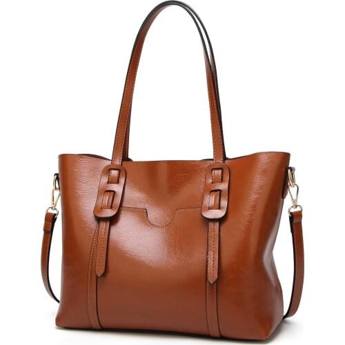 Leather Handbags Big Women Bag 2PCS/Set High Quality Casual Female Bags Trunk Tote Shoulder Bag Ladies Large Bolsos