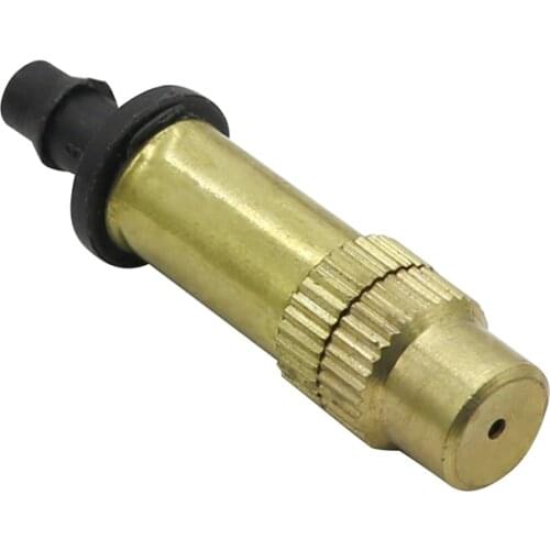 Copper Garden Watering Sprinkler Agriculture Greenhouse Atomized Spray Cooling Sprinkler Connection 4/7 mm Hose 100 Pcs