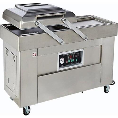 Model 500 Commercail Double Chamber Vacuum Ri Bag Sealer Stainless Steel Automatic Packing Machine