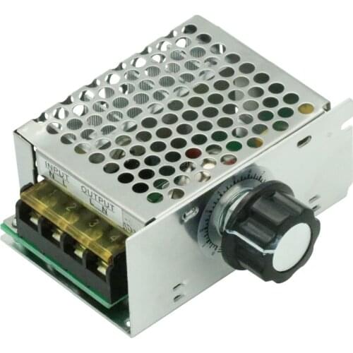 4000W 220V AC SCR Motor Speed Controller Module Voltage Regulator Temperature Dimmer for Electric Furnace Water Heater LED Light