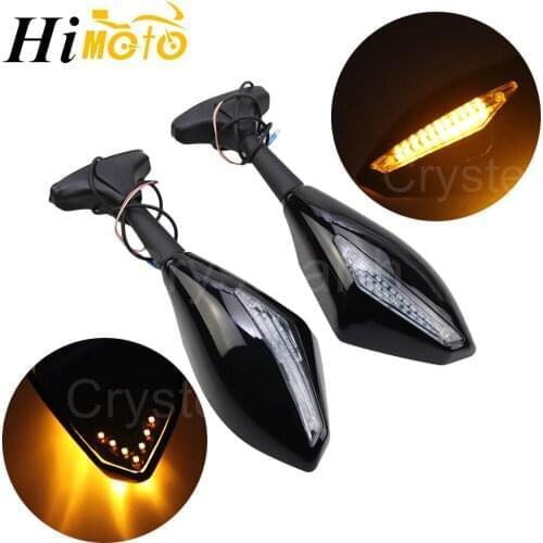 Motorcycle LED Turn Signals Rearview Side Mirrors For Honda CBR600 CBR 600 F1/F2/F3/F4/F4i CBR600RR CBR1000RR CBR 900/929/954