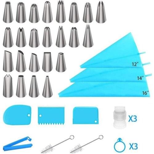 With Numbered 39-piece Decorating Mouth Set Cake Decoration Tool TPU Decorating Bag Kit