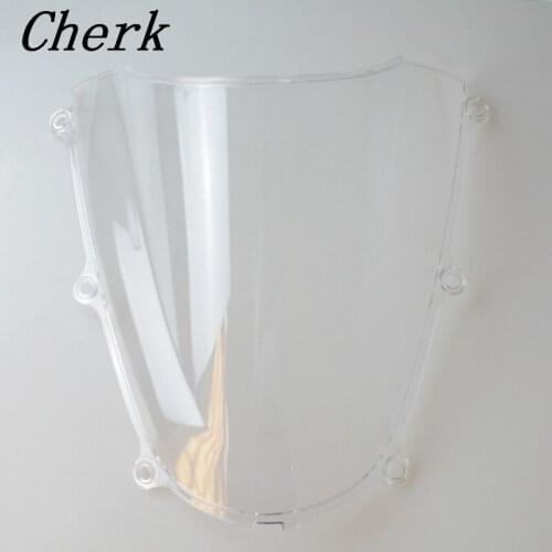 New Clear Motorcycle Double Bubble Windshield Fairing Windscreen Screen For 2005-2006 Honda CBR600RR F5 05 06