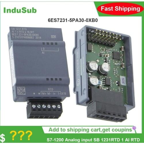 Original 6ES7231-5PA30-0XB0 PLC For Siemens S7 1200 SB 1231RTD 6ES72315PA300XB0 plc Automata controller Communication Module