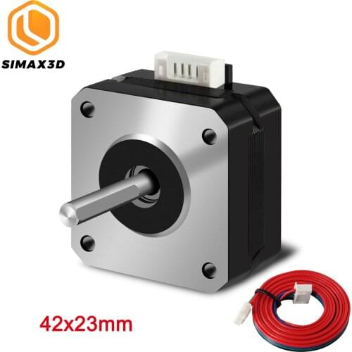SIMAX3D 4-lead 42 Nema 17 Stepper Motor Nema 23mm 0.42N.m 1.5A Motor 3D Printer Extruder for J-head Bowden Reprap MK8 CNC XYZ