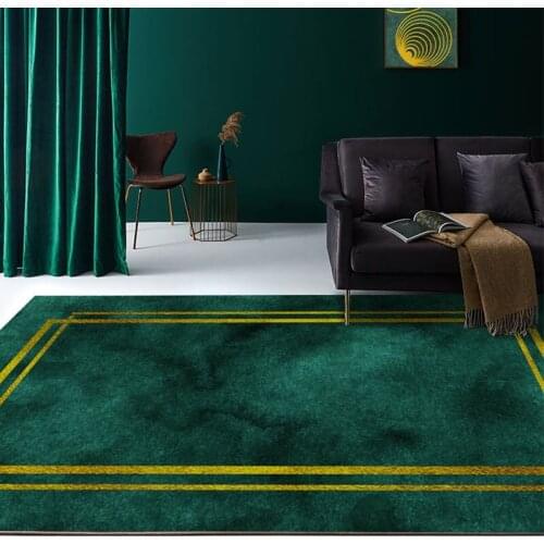 Modern Geometric Rectangular Household Carpet For Living Room Bedroom Anti-slip Floor Mat Fashion Bathroom Decorative Area Rug