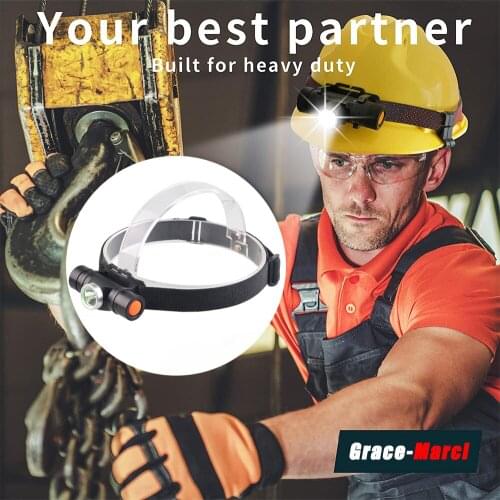 On Sale Cree-L2 10W High Power Head Torch LED Rechargeable Headlight Portable 2-Mode Outdoor Headlamp For Running Camping Hunt