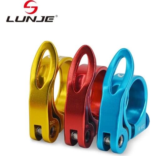 28.6/31.8/34.9mm Aluminium Alloy Bike Seat Clamp Quick Release Road Mountain Bike Seat Tube Clamp Bicycle MTB Seatpost Clamps