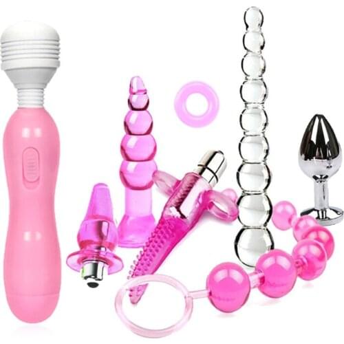 1 Set Butt Plug Women Manual Stimulation Adult Vibrator Masturbating Pleasure Sex Toy for Couples