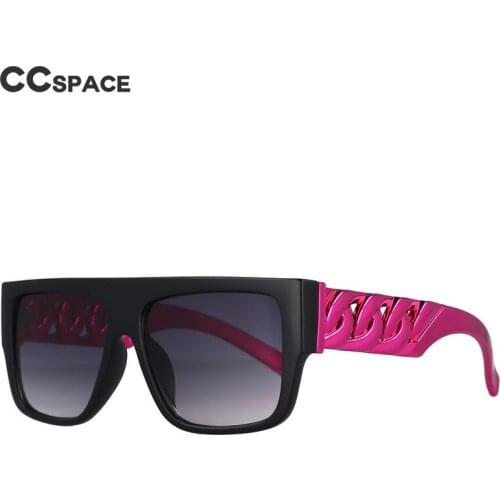 47956 Oversized Gold Chain Sunglasses Luxury Brand Men Women Fashion Shades Uv400 Vintage Glasses