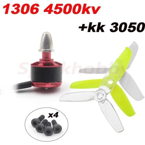 Sale 1306-4500KV 2-3S Brushless Motor For KINGKONG 3050 3x5 3 inch Propeller Small Fixed-Wing Aircraft Racing Drones Multicopter