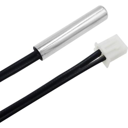 20pcs/lot 50cm NTC Thermistor Temperature Sensor Waterproof Probe Wire 10K 1% 3950 W1209 W1401 cable