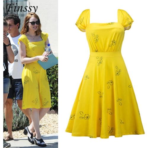 Желтые летние платья Finssy China At AliExpress