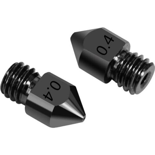 MK7 MK8 Nozzle Super Hard Steel Mold Steel Corrosion-Resistant Extruder Threaded 1.75mm 3D Printer Nozzle mk8