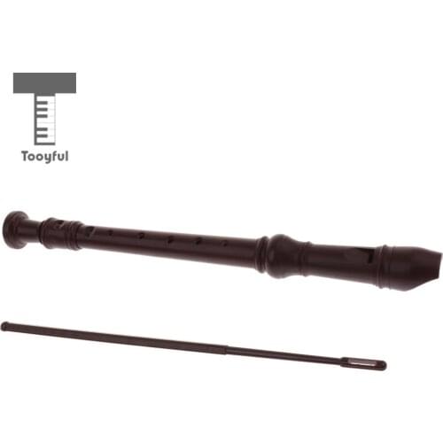 Tooyful Exquisite ABS 8 Holes German Style Soprano Recorder Woodwind Instrument