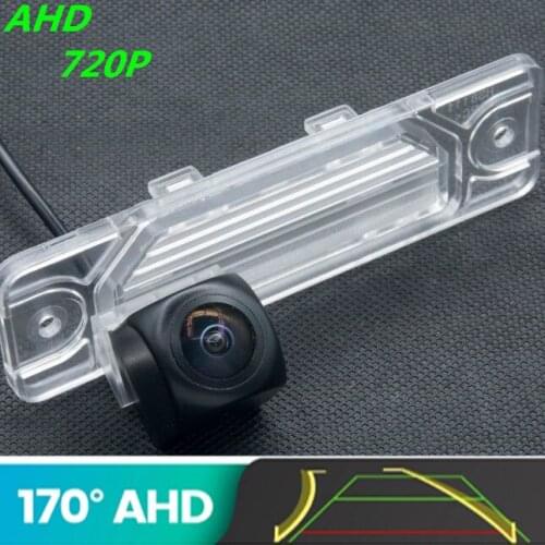 AHD 720P Trajectory Fisheye Car Rear View Camera For Renault koleos koleos 2007~2017 Samsung QM5 MK1 SM5 Reverse Vehicle Camera