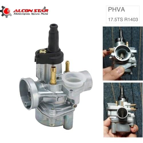 Alconstar- Dellorto Tomoss Booste PHVA 17.5TS R1403 Motorcycle Carb Carburettor 50cc 2T For motorcycle scooter moped
