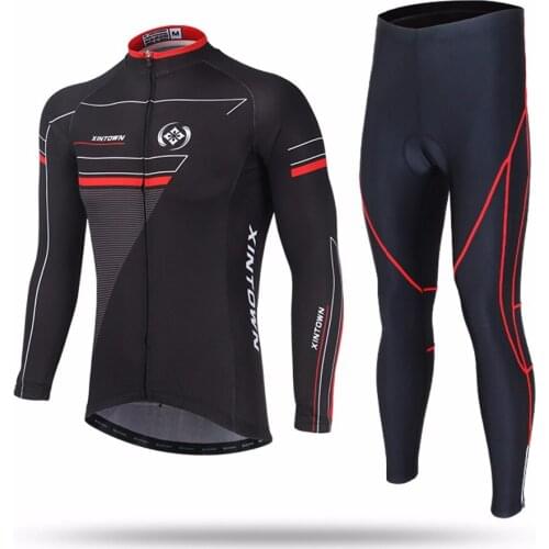 Men Keep Warm Long Sleeve Breathable Cycling Jerseys Pro Fit Road Bike MTB Tops Jersey Spring Autumn Cycling Clothing