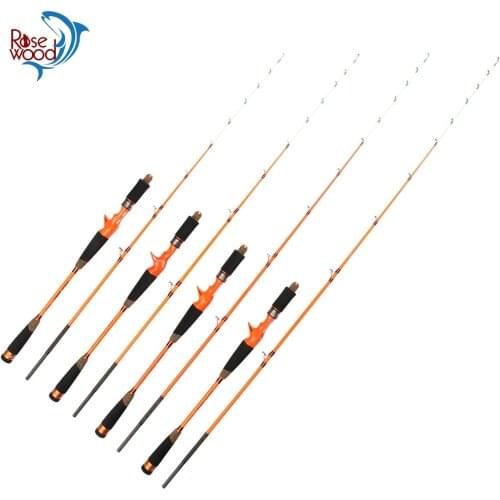 RoseWood 2 Sections Casting Grip High Carbon Slow Pitch Jigging Boat Fishing Rod Light Micro Shore Jigging Rod Offshore Jig Pole