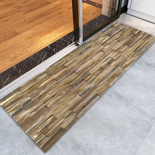 Striped Printed Doormat Home Decor Welcome Entrance Mats Anti-slip Kitchen Rug Bedroom Carpets Bedsdie Rugs Bathroom Floor Mat