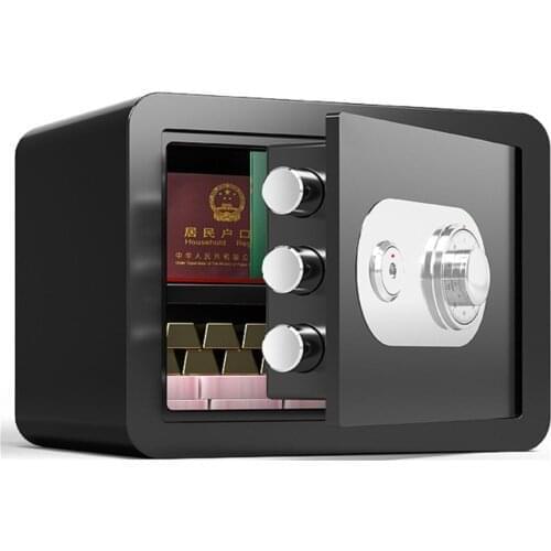 Safe Box Mechanical Safe Household Mini All-steel Office Safe Deposit Box with Mechanical Password