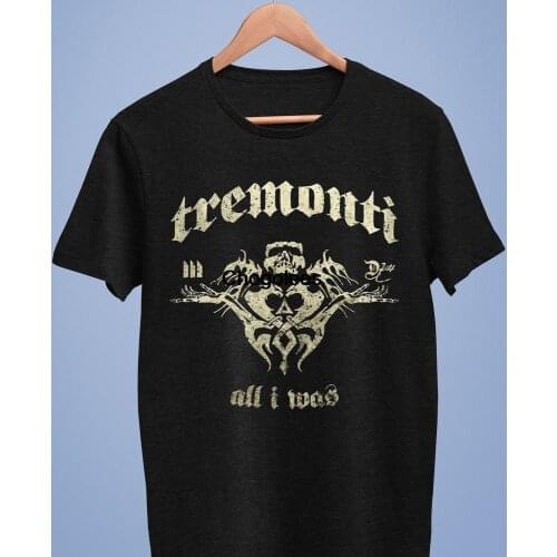 Tremonti Metal Band All I Was Album Black Color Tee Clothing Tshirt Vtg Size S 4XL
