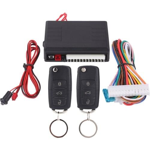 Universal Car alarm system Auto Door Remote Central Control Lock Locking Keyless Entry System LED Indicate Trunk Release Button