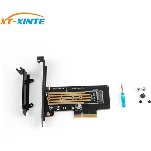 XT-XINTE PCIE to M2 Hard Disk Adapter Interface Expansion Cards PCI-E X4 3.0 M.2 SSD for NVME Protocol 2230/2242/2260/2280