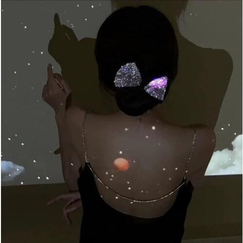 Lazy Ball Head Bowknot Flash Diamond Temperament Twisting Coil Hair Device girls hair accessories