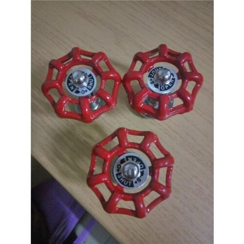 1pcs/lot Red Wheel Decorate home Classical European style Loft Industrial winds Hang something and Decoration Pipe Fittings