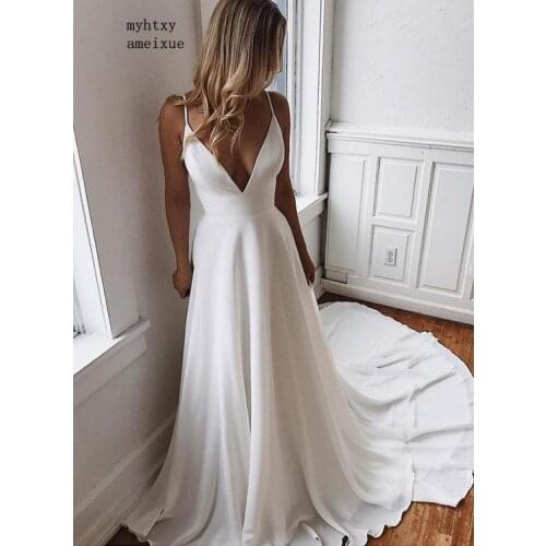 2020 Sexy V-Neck White Women Evening Dress Long Elegant Lace Appliques Custom Make Formal Dresses Party Luxury Evening Dress