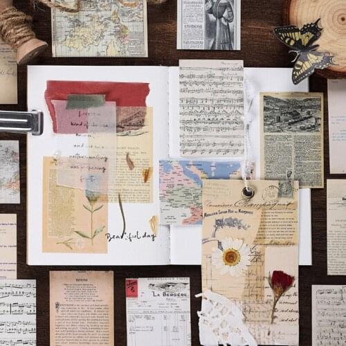 50Sheets Creative Hand Account Material Stickers For Scrapbooking Journal Planner Card Decoration