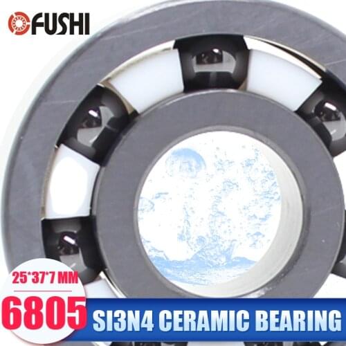 6805 Ceramic Bearing ( 1 PC ) 25*37*7 mm Si3N4 Material 6805 CE Full Ceramic Silicon Nitride 61805 Ball Bearings