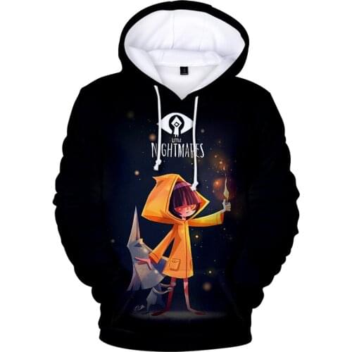 Anime Little Nightmares 2 3D Print Hoodie Sweatshirt Women Men Autumn Long Sleeve Fadric for Sportswear Unisex Sweatshirts