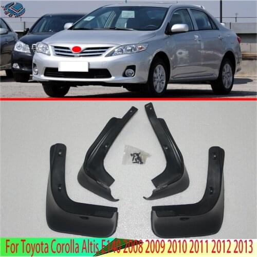 Mud Flaps For Toyota Corolla Altis E140 2008 2009 2010 20112013 Mudflaps Splash Guards Mud Flap Front Rear Mudguards Fender
