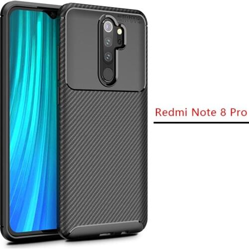 Case on redmi note 8 pro bumper cover for xiaomi redmy not 8pro note8pro protective phone coque back bag silicone matte soft tpu