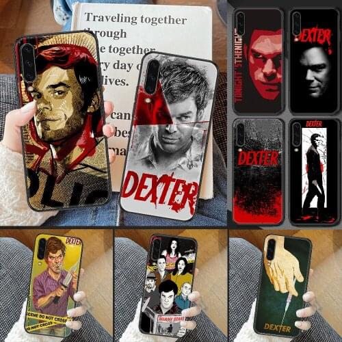Dexter TV Phone case For Samsung Galaxy A 3 5 7 8 10 20 21 30 40 50 51 70 71 E S 2016 2018 4G black painting prime pretty funda