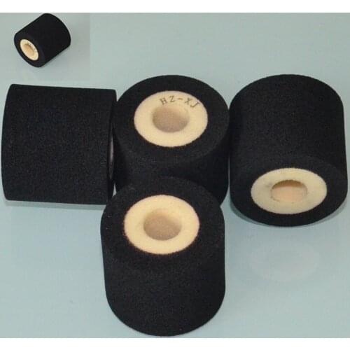 Black Diameter 36mm Height 36mm date code ink roller for horizontal type sealing machine