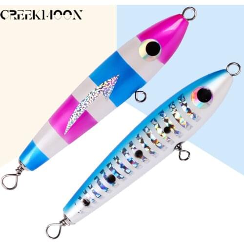 215mm 60.5G Wooden Popper Surf Lures Floating Bait Topwater Lure Sea Fishing Lures Top Water Hard Baits Strong Temptation Lures