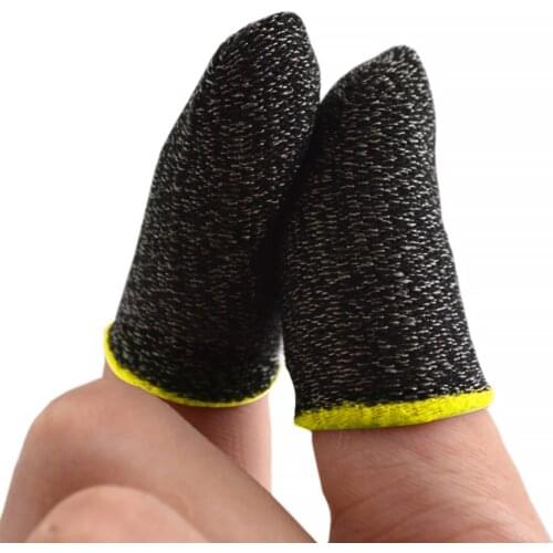 2/4pcs Finger Cover Breathable Game Controller Finger Sleeve For Pubg Sweat Proof Non-Scratch Touch Screen Gaming Thumb Gloves
